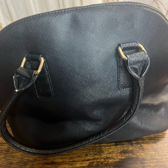 Apt. 9 Black Satchel with Gold Accents - Picture 3 of 4